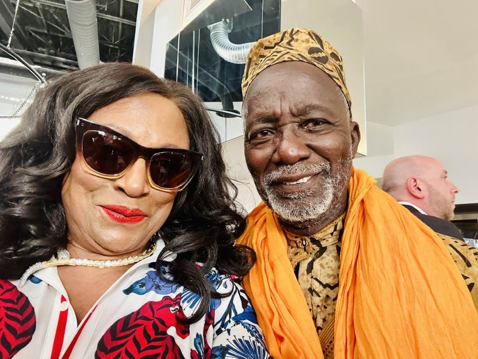 Marie Ange Barbancourt avec Souleymane Cissé